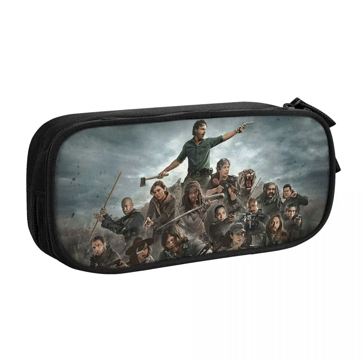 Cute The Walking Dead Pencil Cases for Girls Boys Large Storage Pencil Box School Accessories