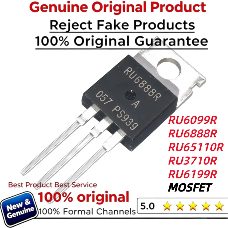 10pcs 100%  New Original RU6099R RU6888R RU65110R RU3710R RU6199R RU6099 RU6888 RU65110 RU3710 RU6199 TO-220