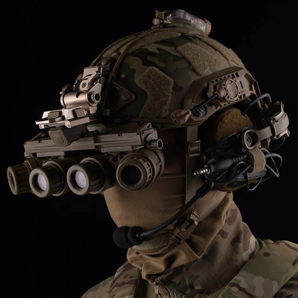 GPNVG 18 Night Vision Goggle ไม่มีฟังก์ชั่น Four-Eye Night Vision อุปกรณ์รุ่น Airsoft การล่าสัตว์ยุทธวิธีกล้องส่องทางไกลภาพยนตร์ Props