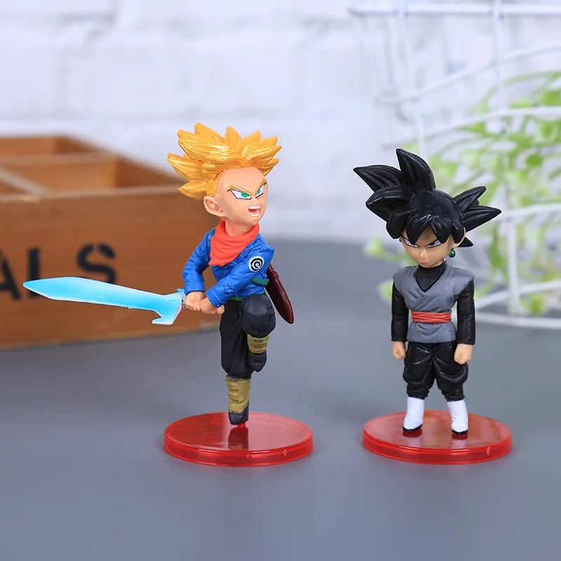 โมเดลตุ๊กตานักบวช6ชิ้นจากการ์ตูนโมเดลโมเดลโมเดลการ์ตูนดราก้อนบอล Vol.7ซุปเปอร์อนาคต WCF goku Black zamasu vegetto trunks gowasu Grand Priest