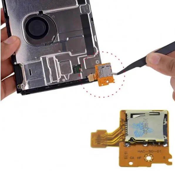 Replacement Micro-Sd Tf Card Slot Socket Board For Switch Game Console Card Reader Slot Socket NS memory card slot Micro SD card