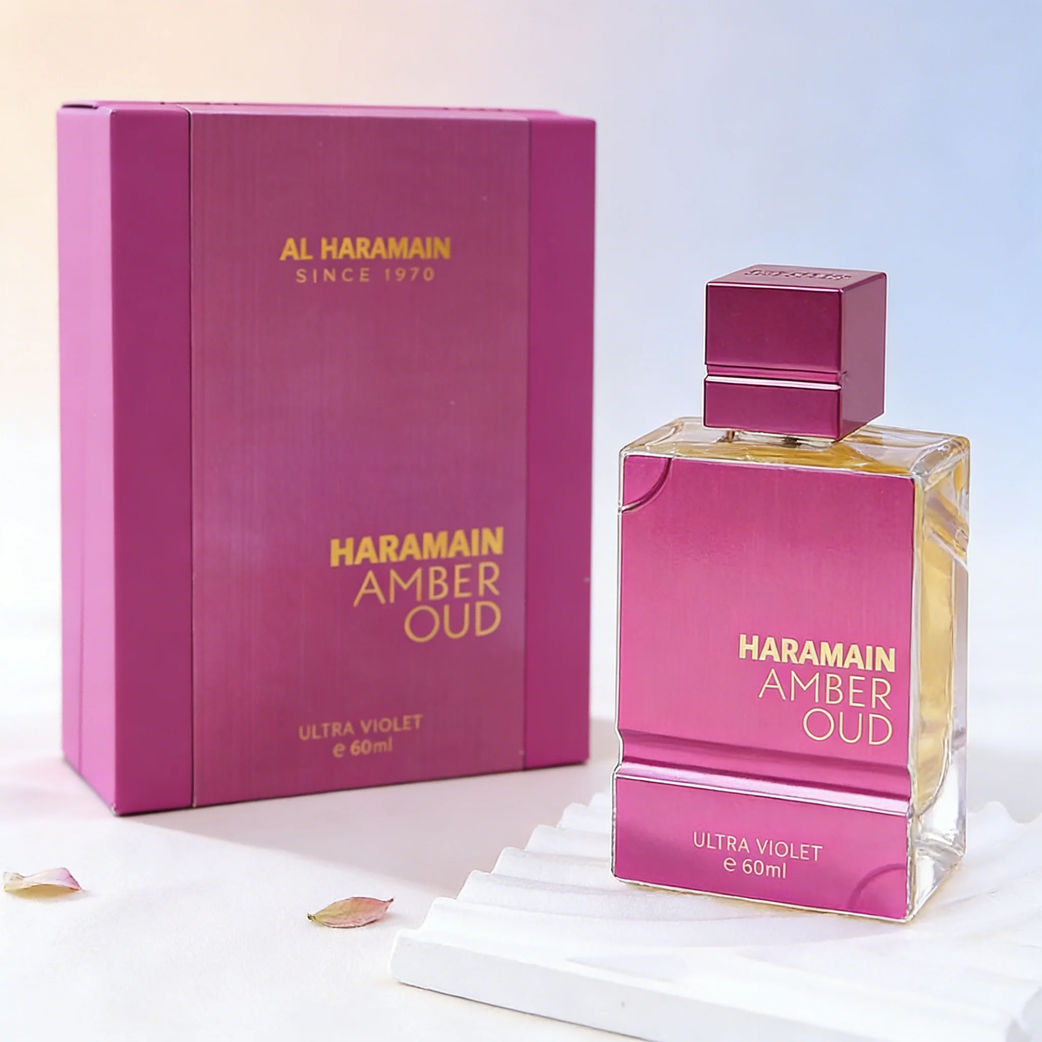 

Al Haramain Amber Oud Ultra Violet Eau de Parfum 2.03oz, Unisex Perfume with Amber, Oud & Woody Aroma