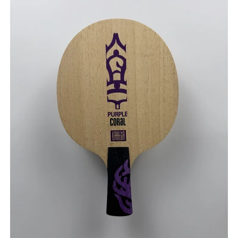 Meteor Purple Coral Table Tennis Blade Dual-Fiber Composite 5 Wood + 2 Outer-layer Purple Aramid Carbon Ping Pong Paddle Racket view 4