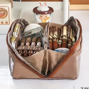 Transparent pencil case with multi -sized prisms, large capacity, multifunctional, simple and high -appearance, 1 piece 6 Main Sales School Multifunction Case - №5