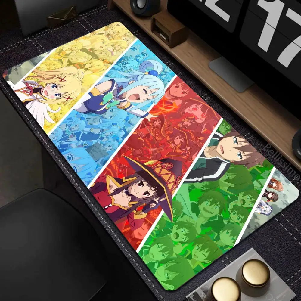 Anime MousePad KonoSuba Mouse Pad stampa ad alta definizione anime grande gioco mouse pad console di gioco tastiera mouse pad tappeto