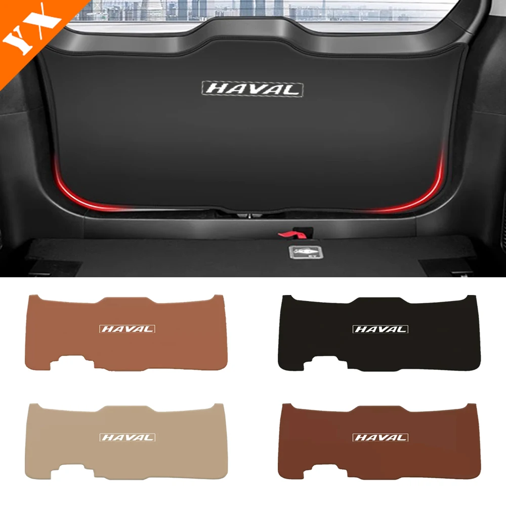 For Haval Jolion Accessories 2021-2024 Leather Car Seat Rear Anti Kick/dust/scratch Decoration Protection Cover