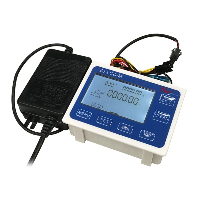 

dwan Digital LCD Display Liquid-Control Flowmeter Quantitative Controller