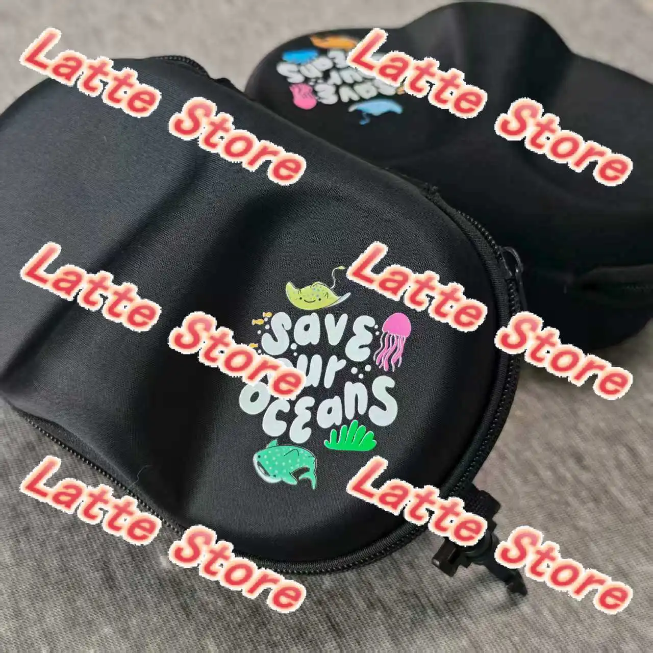 Portable Zipper Diving Mask Storage Bag, Shockproof Dust Protective Case For Snorkeling Freediving Goggles