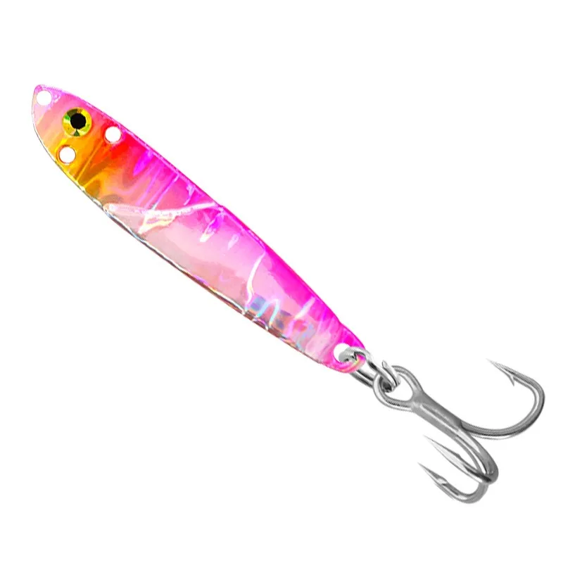 1PC VIB Metal Jig 3D Fish Bait for Trout & Sea Fishing - 7g-20g Slow Jigging Lures, Shore Casting Tackle view 5