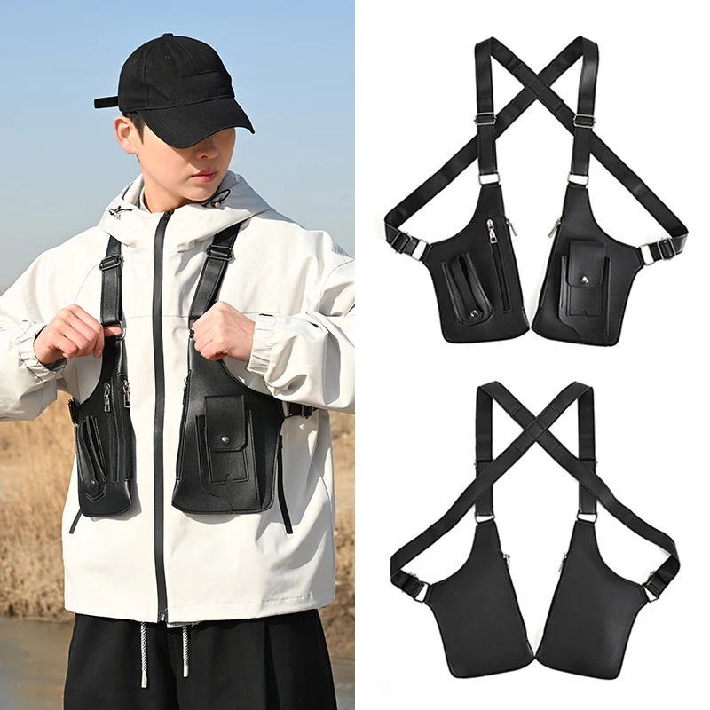 

Outdoor Tactical Chest Bag, Tactical Fishing Bag, Outdoor Sports Chest Bag, Multi-purpose Men's Tactical Vest Bag