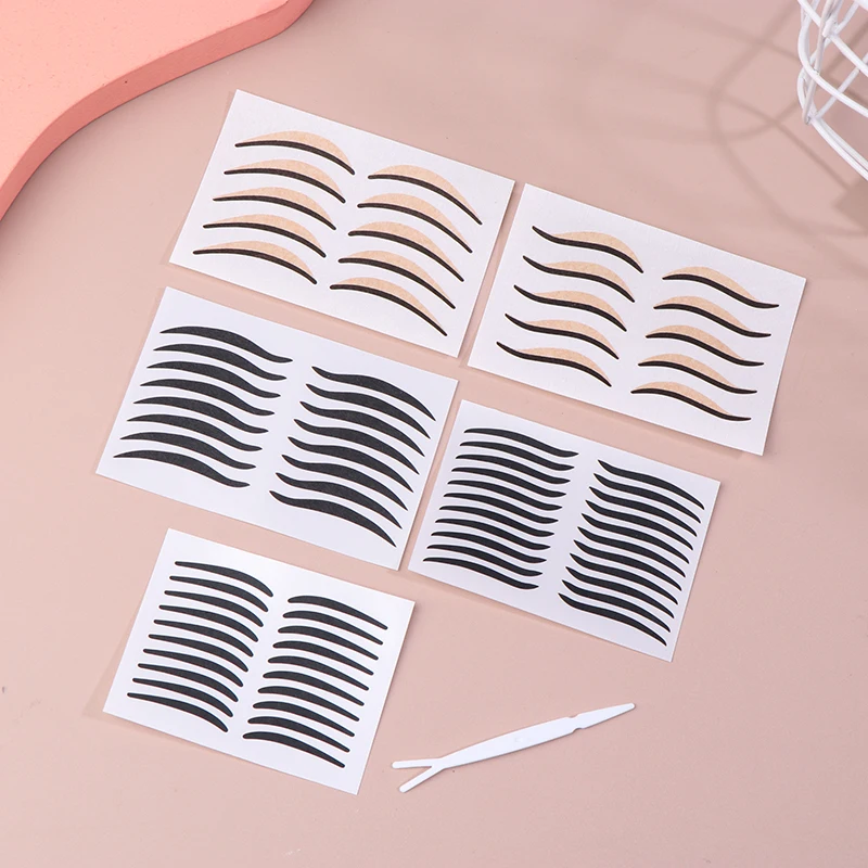 60-100Pcs Waterproof Double Eyelid Line Stickers Eyeliner Sticker Reusable Eye Makeup Self-Adhesive Sticker Beauty Accessories