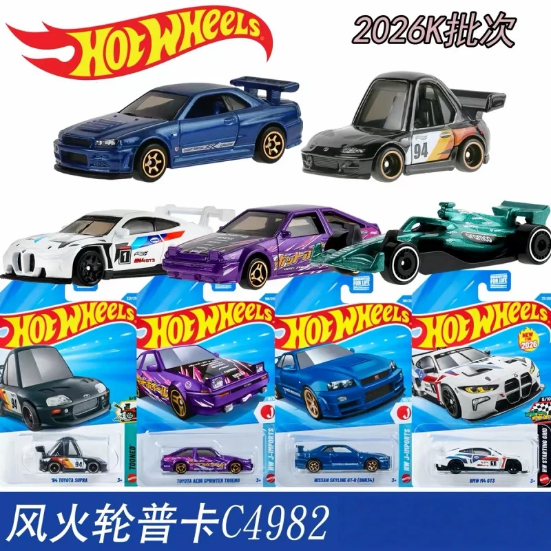 Hot Wheels Diecast Alloy Car Model 2026 K Batch C4982 Subaru Impreza Mitsubishi Audi Wagon For Vehicle Collection Enthusiasts