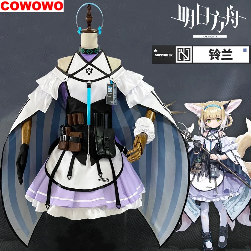 COWOWO Arknights Suzuran Women Cosplay Costume Cos Game Anime Party Uniform Hallowen Play Role Clothes Clothing Dress