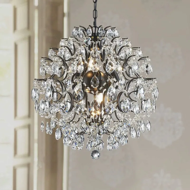 Crystal Chandelier Pendant Ceiling Light Modern Hanging Lighting Fixture for Bedroom Hallway Bar Kitchen Bathroom