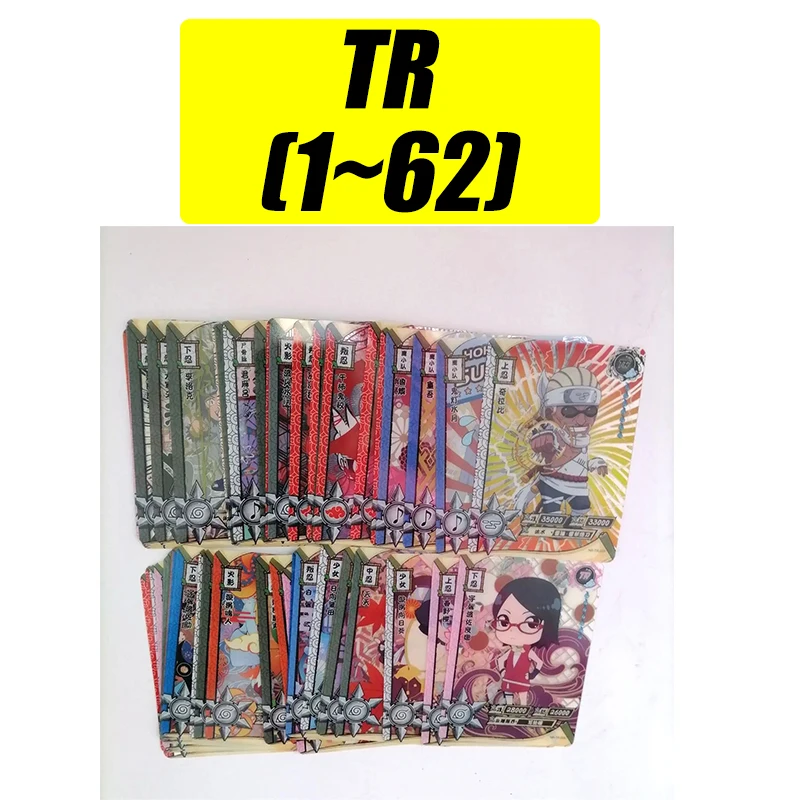 Kayou Naruto MR AR R SR UR OR Card Full Range Uzumaki Naruto Hyuga Hinata Uchiha Madara Rare Collection Card Christmas Gift Toys