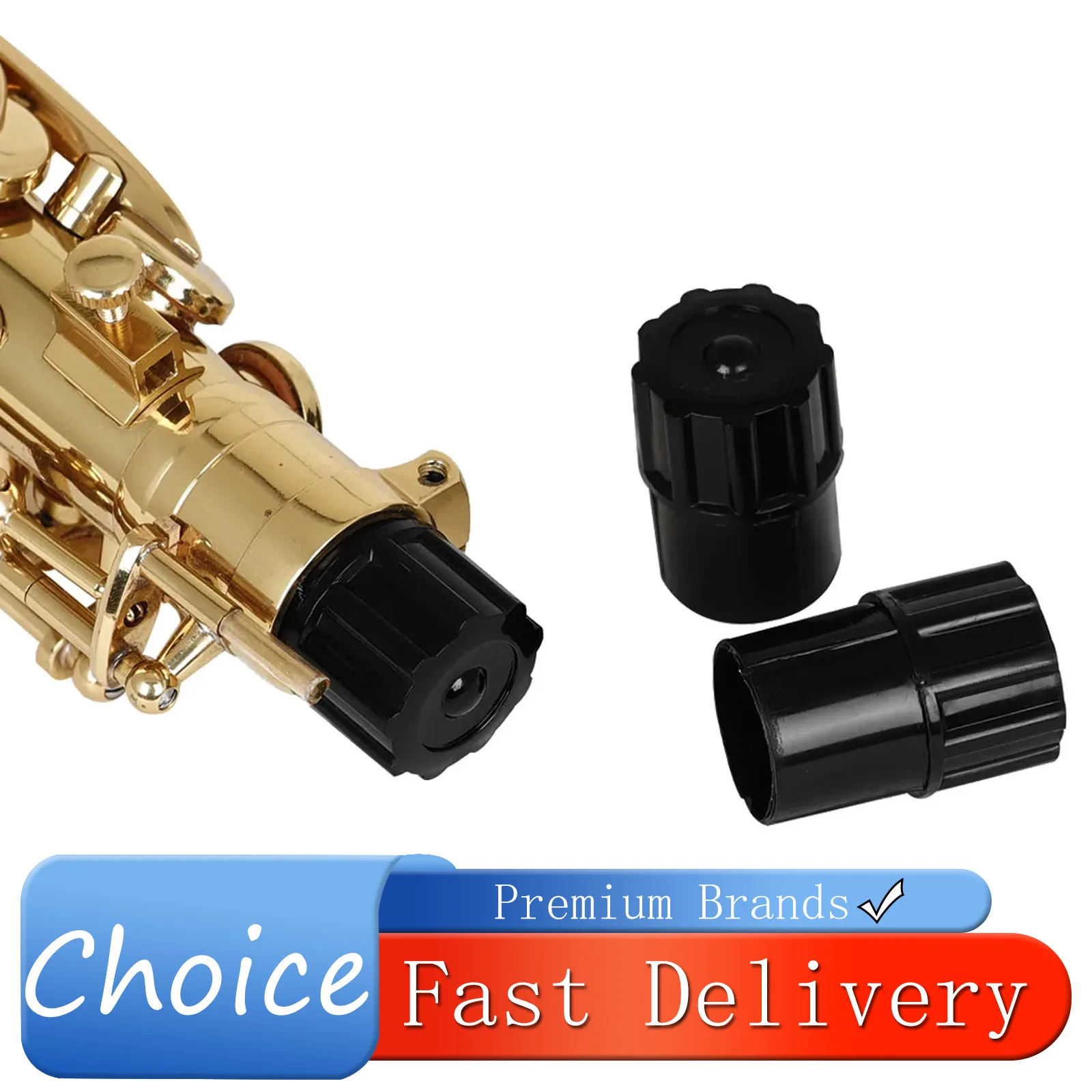 

IRIN 3 Pcs Alto Saxophone End Plug ABS Sax Mouth End Plug with Anti-button Bump Portable Alto Sax Woodwind Instrument Parts