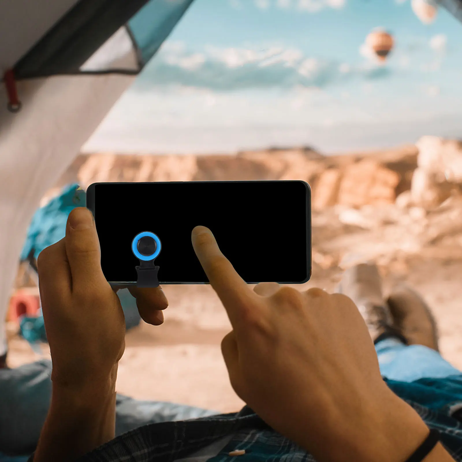 Mobiele gamecontroller Duimsticks Nauwkeurige bediening Snelle respons voor telefoongames Onderdelen Telefoongamtrigger Mobiele triggers