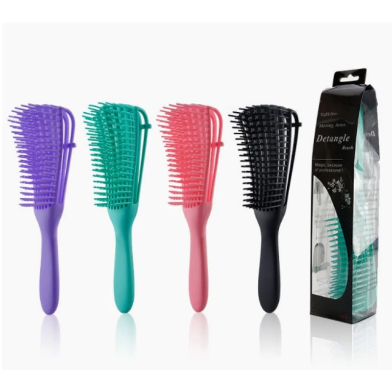 Hair Comb Detangling Brush Scalp Massage Hair Brush Detangler Brush for Curly Hair Thick Hair Octopus Hairbrush Women Men Salon