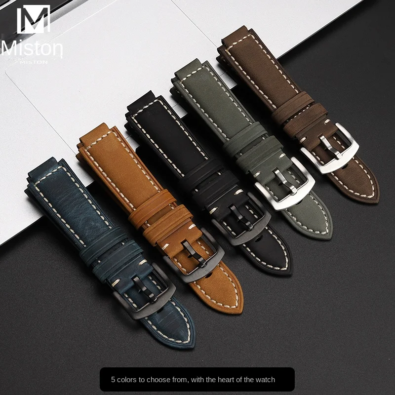 For Casio DW-9000 9050 9051 DW9052 8800 DW5000 5600 Gmw-m5610 GA110 Gm110 Leather Strap Bracelet Retro Matte 16mm Men Watch Band