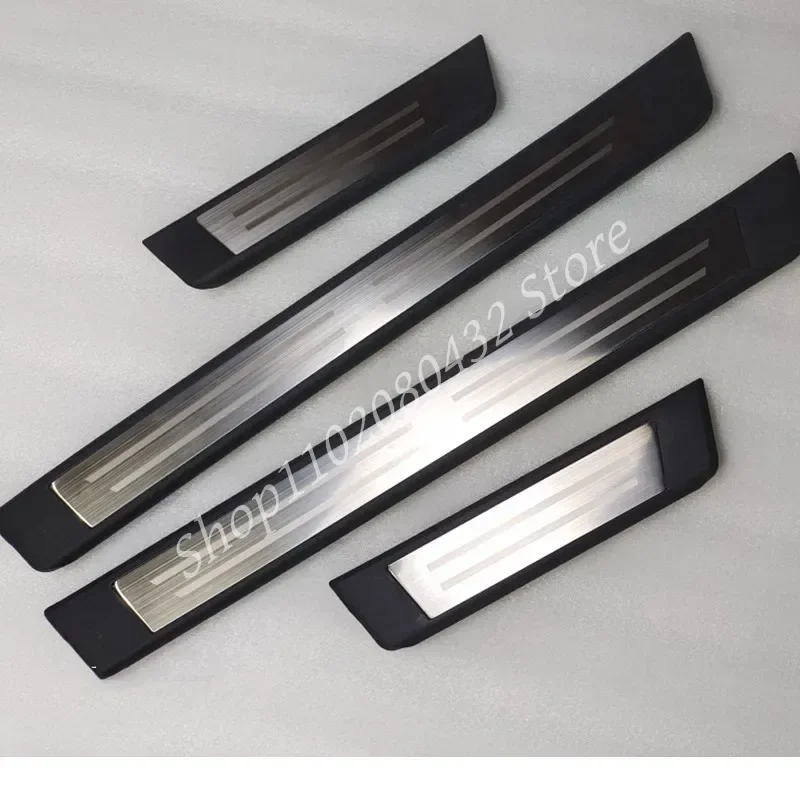 For Toyota Rav4 2019 2020 2021 Accessories Car Door Sill Scuff Plates  Cover Stainless Steel Trim Protect Interior Car Styling