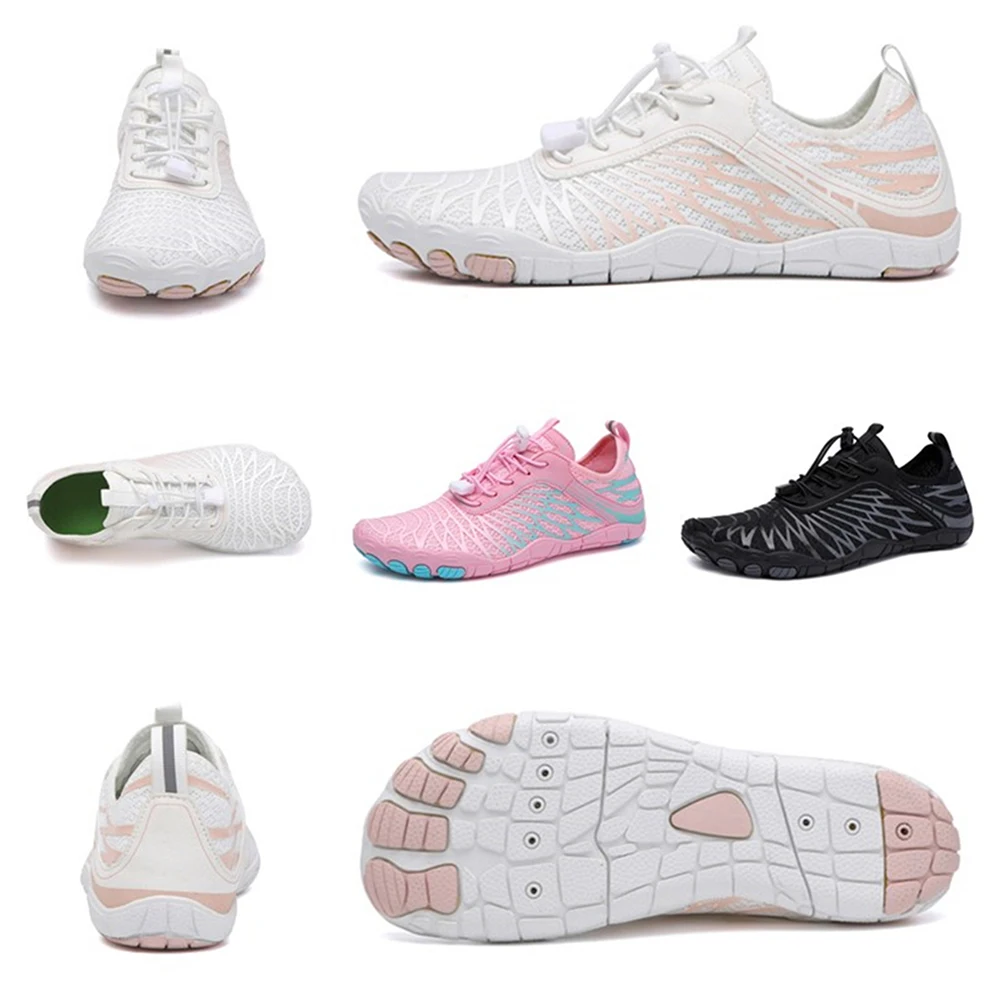 Aqua Shoes Women Men Barefoot Water Shoes Quick-Drying Outdoor Beach Upstream Wading Swimming Shoe Sneakers Unisex Trekking Surf