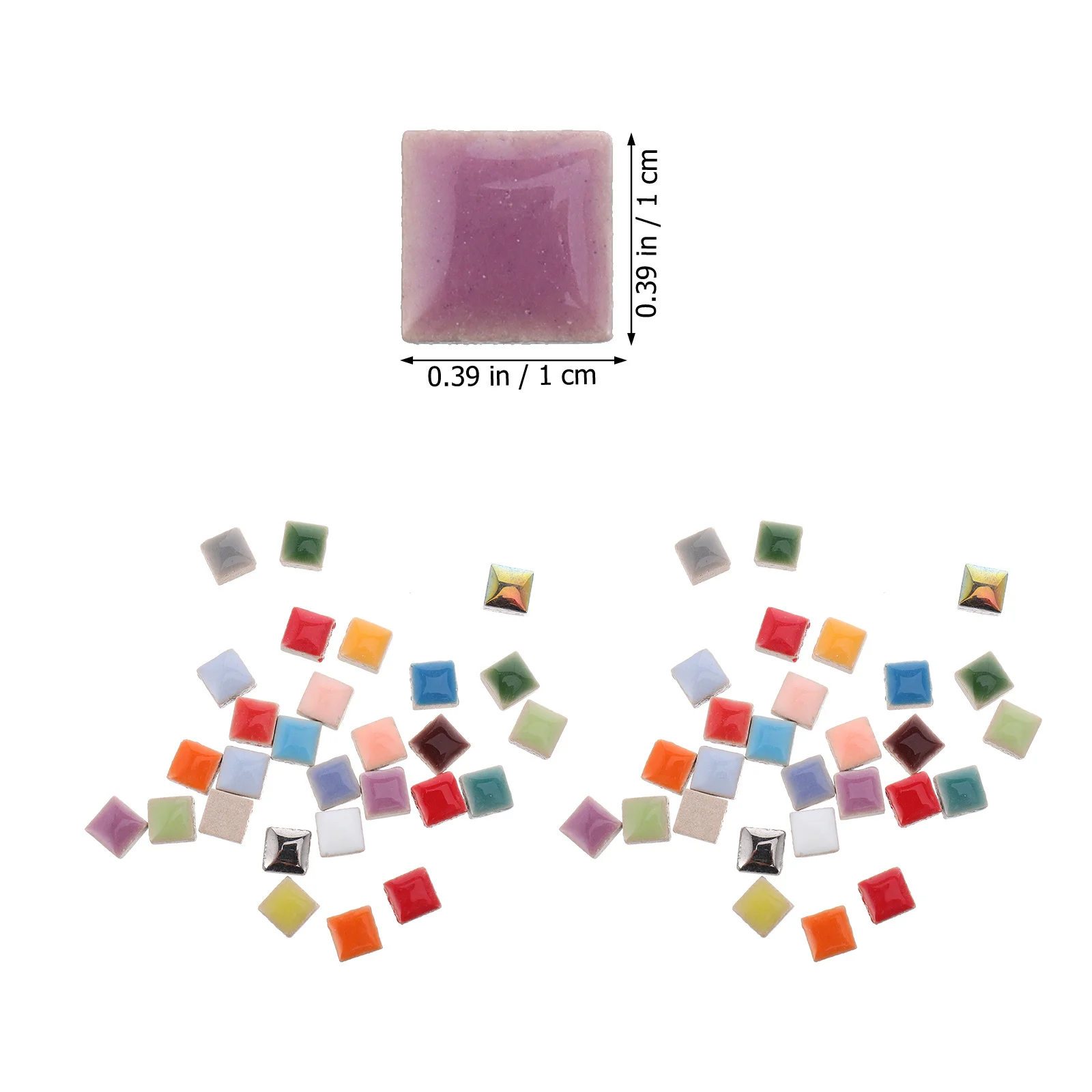 

250G DIY Mosaic Tiles High Quality Ceramic Pieces for Craft Projects Home Wall Art Decorative Tile Chips Chips