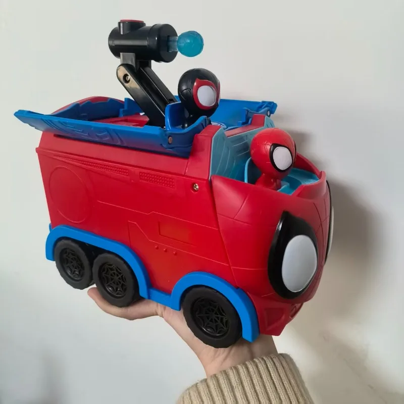 

Spider-Man Transform The Launch Truck Toys That Can Change Characters and Launch Children's Gift New