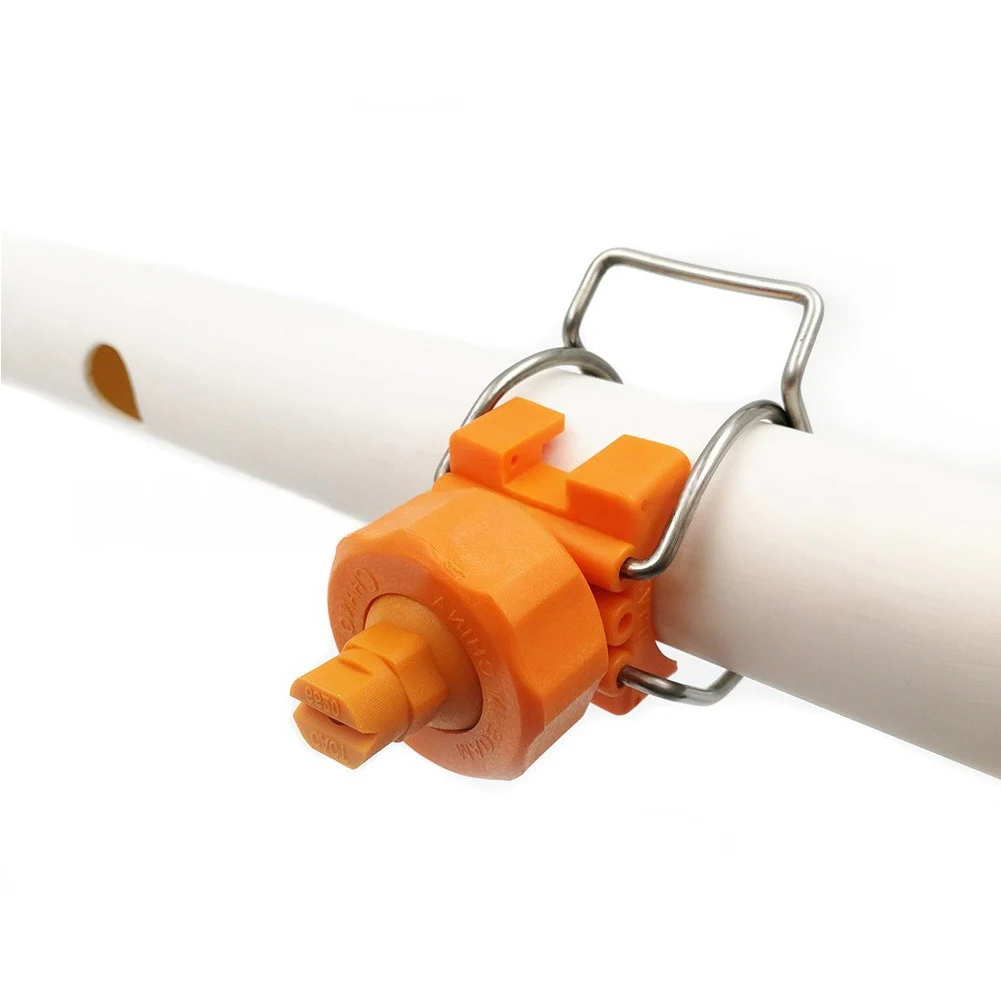 Adjustable Spray Nozzle with Spherical Joint and Double Clip Mount for 1.5 inch 50mm 1.2 inch 38-42mm 1 inch 32-38mm 2 inch 60mm
