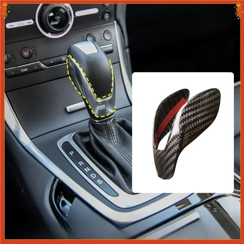 

For Ford Edge models Real Dry Carbon Fiber from Genuine inclusive gear shift knob cover automotive interior modification15-18