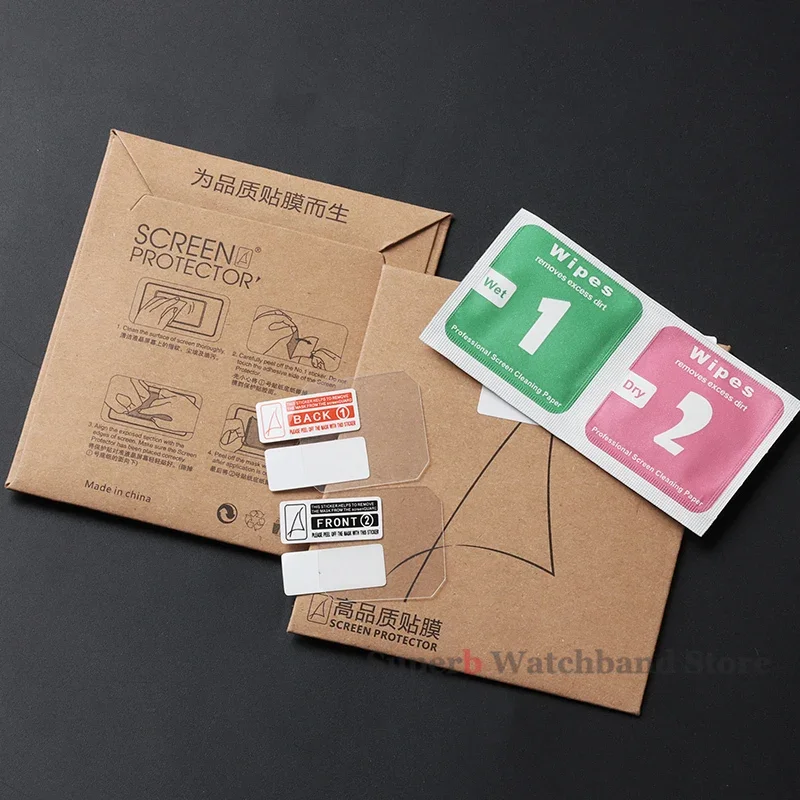 2 قطعة حامي الشاشة بولي TPU لينة واضح فيلم لا الزجاج مقاوم للماء ملء حماة ل كاسيو A158W F-91W DW5600 5610 AE1200WH