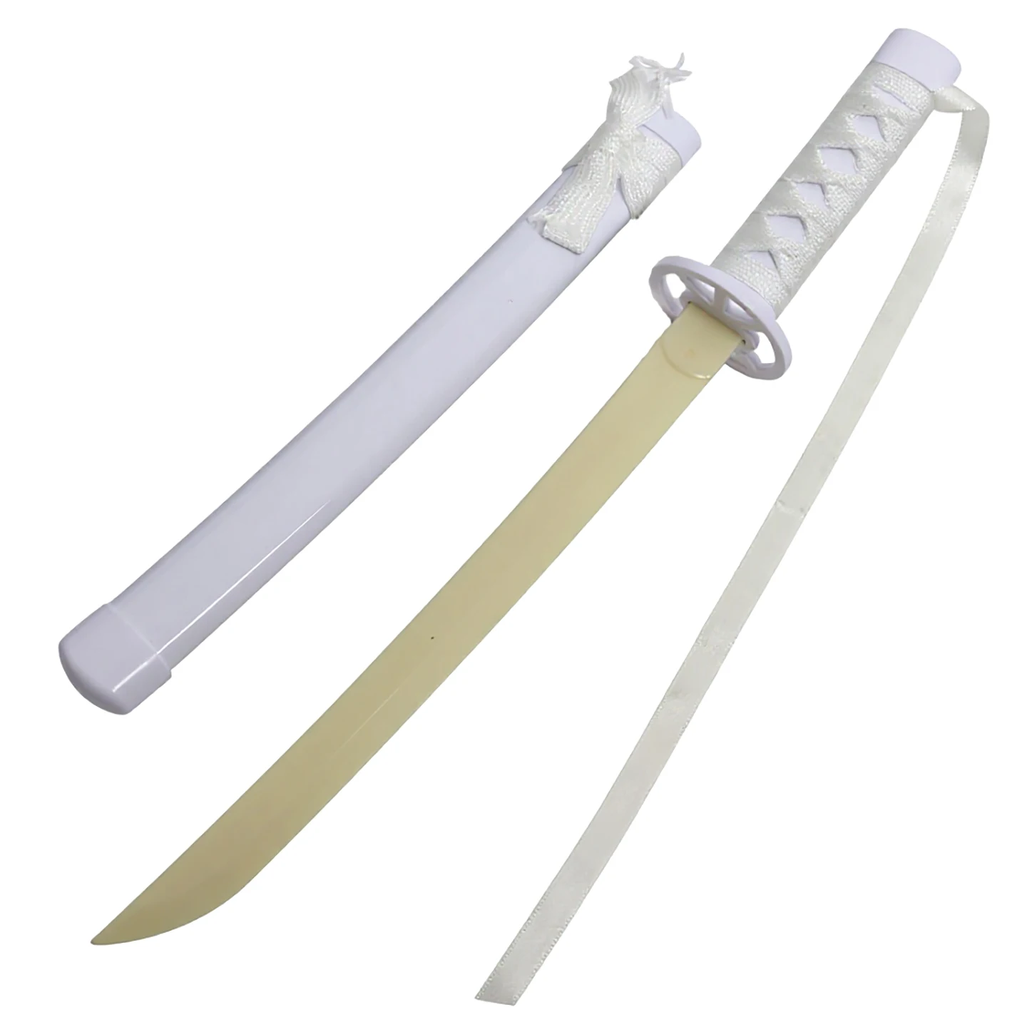 Bleach Anime Sode no Shirayuki 42cm Plastic Katana Model Cosplay Kurosaki Ichigo 18inch Sword