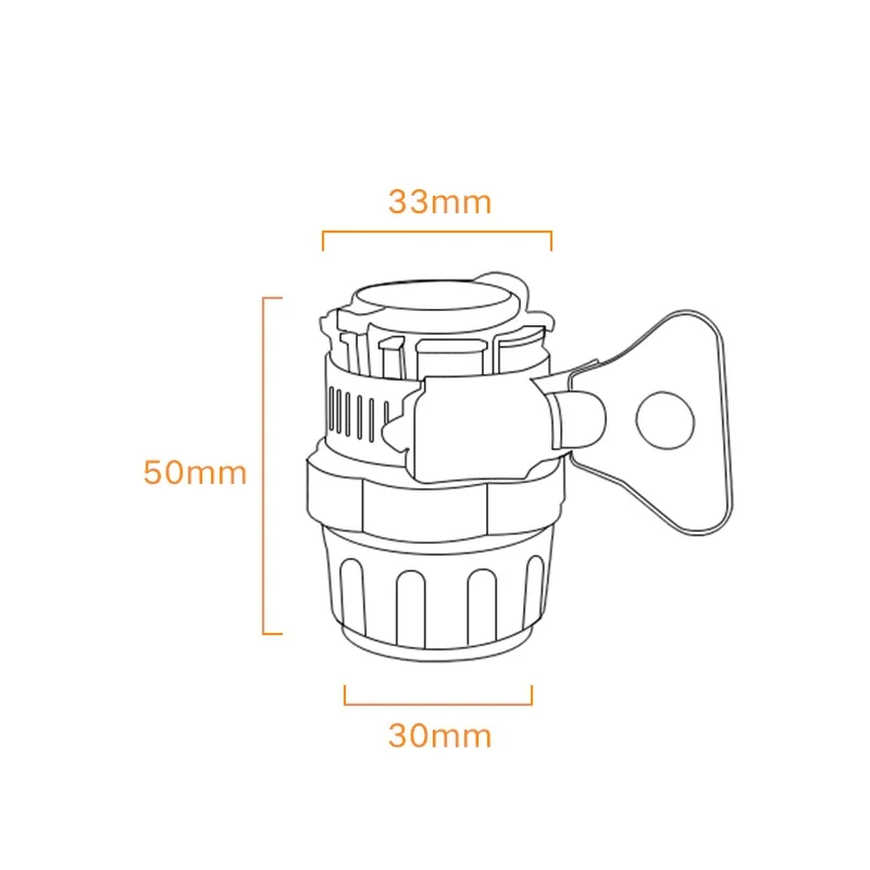 2 sztuki uniwersalny Adapter z kranu do szybkiego łączenia złączka do 15-21mm wąż do kranu myjnia samochodowa złączem nawadnianie ogrodu