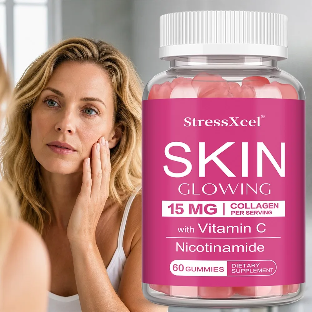 Collagen Gummies - Anti-aging, Improve Skin Elasticity, Reduce Wrinkles, Promote Collagen Production, Maintain Vitality