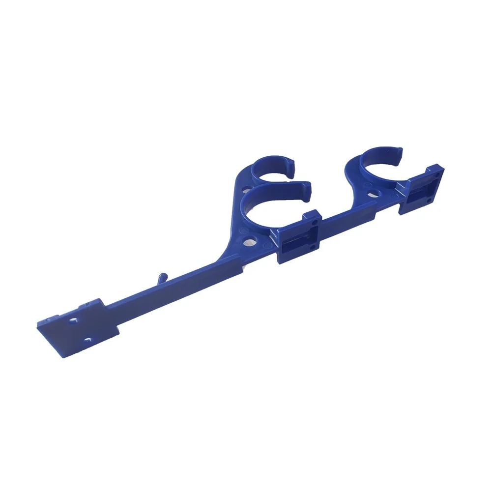 Plastic Swimming Pool Hooks 2 Pack with Mounting Hardware for Pool Poles Hoses and Cleaning Tools Organization