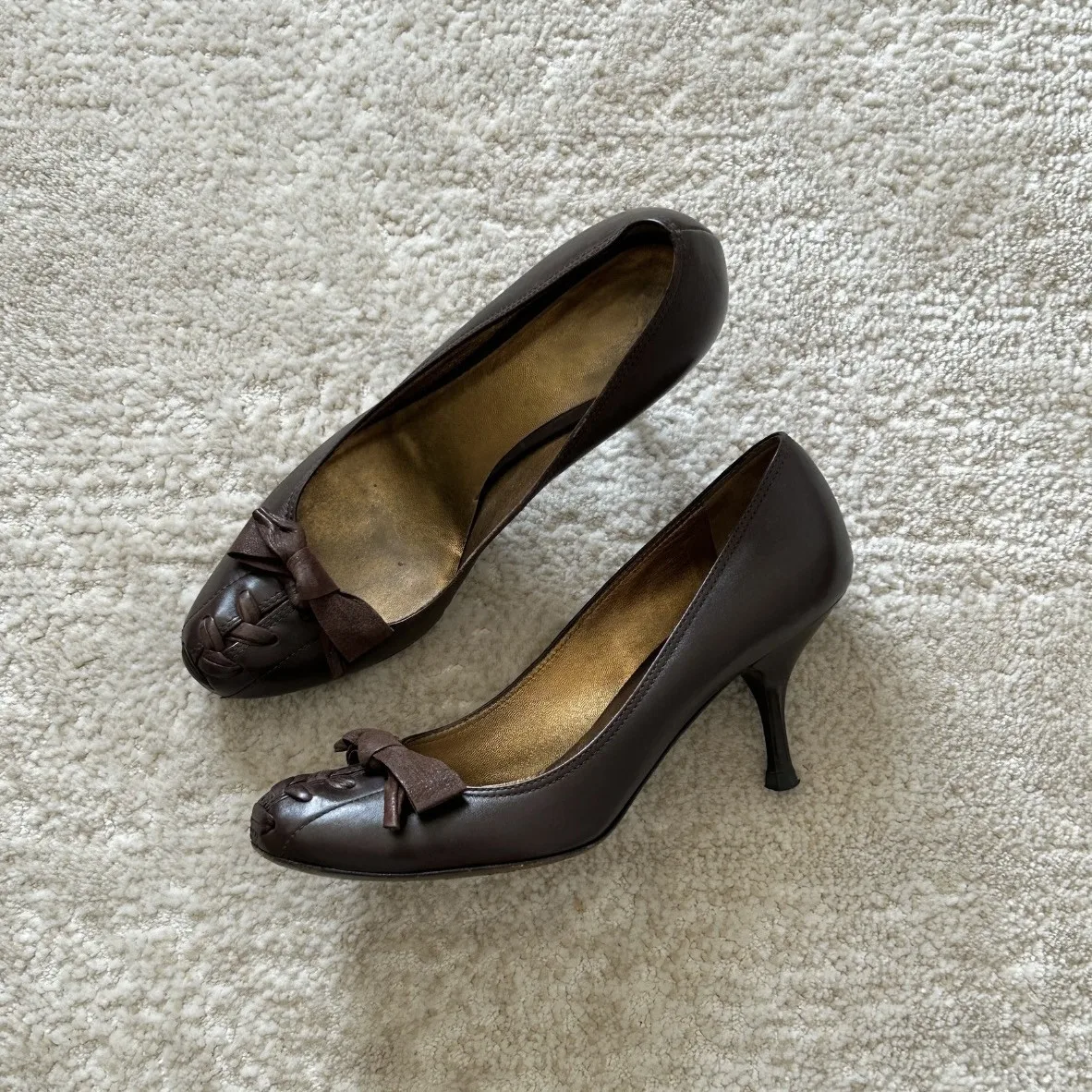 

Ретро туфли-лодочки с круглым носком для женщин, на высоком каблуке, с перекрестными ремешками и бантом, элегантная женская обувь для вечеринок