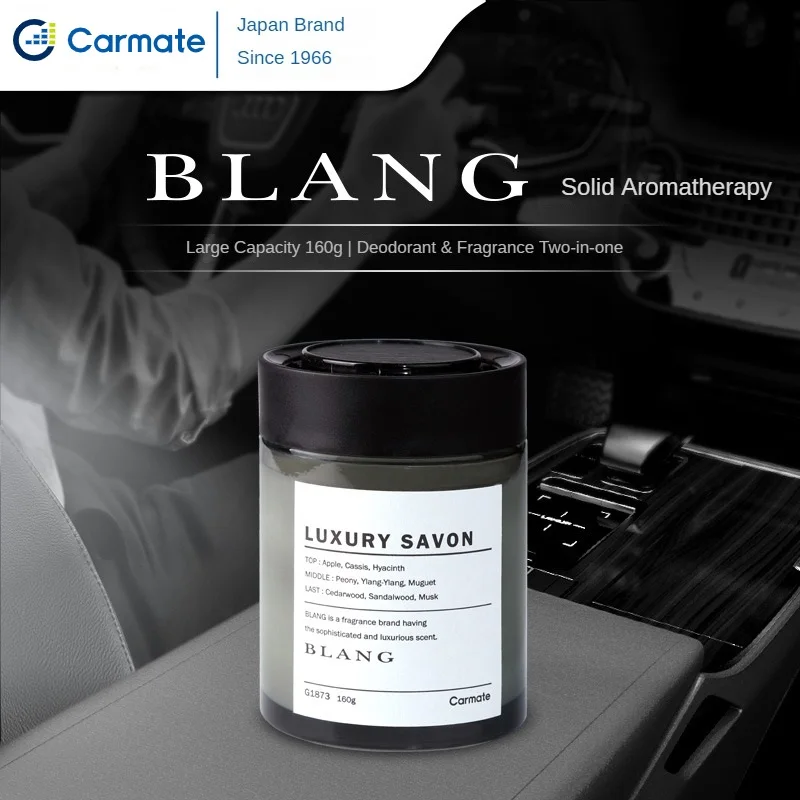 G1871C Carmate BLANG portabicchieri Solid aromaterapia Savon di lusso per Tesla Model Y diffusore di profumo per auto Premium White Musk