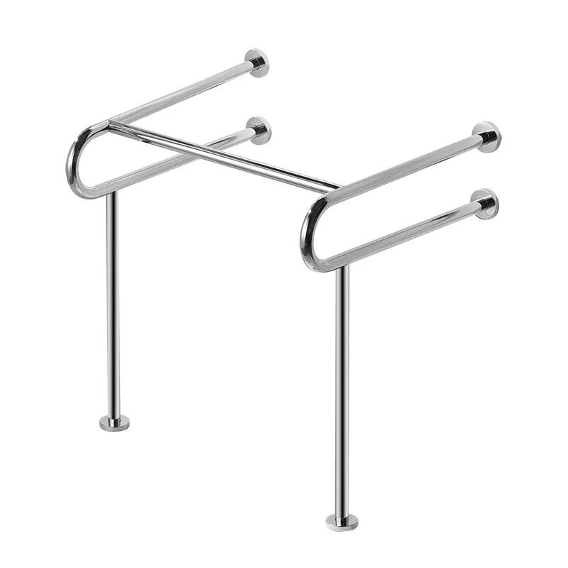

304 stainless steel wash basin with leg armrests, barrier-free disabled toilet toilet, elderly armrests