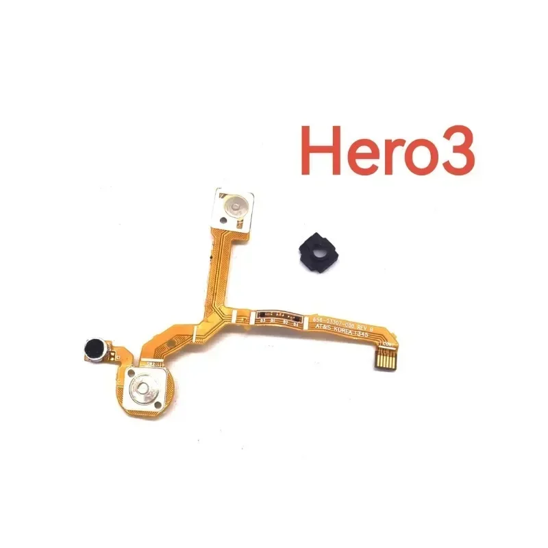 1Pcs For Gopro hero3+ Plus Shutter Side Buttons Microphone Flat hero3+Flex Cable for Gopro3 Hero 3+plus camera Repair Part