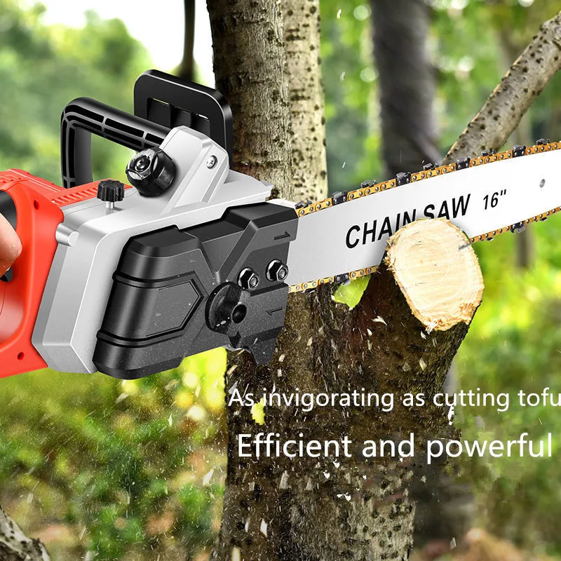 Most Selling Big Power Chainsaw Wood Cutting Popular Chain Saw High Quality Lithium Battery Cordless Wood Cutter Saw Chain