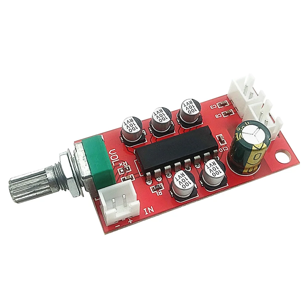 TEA2025L Mini Low Power Power Amplifier Board DC 3-10V Mono BTL Output Audio Power Amplifier Module With Volume Potentiometer