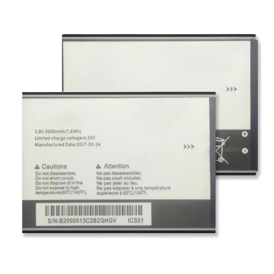 

Battery for Alcatel One Touch Pop 2, 3000mAh, TLI020F1, TLI020F2, 5042d, C7 7040, OT-7040, OT-7040D, 5010, 5010D, OT5010, OT5010