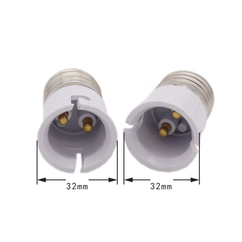 E27 to B22 LED Light Lamp Holder Converter, Screw Bulb Socket Adapter, LED Saving Light, Halogen Lamp Bases,220V,3A,E27-B22 Base