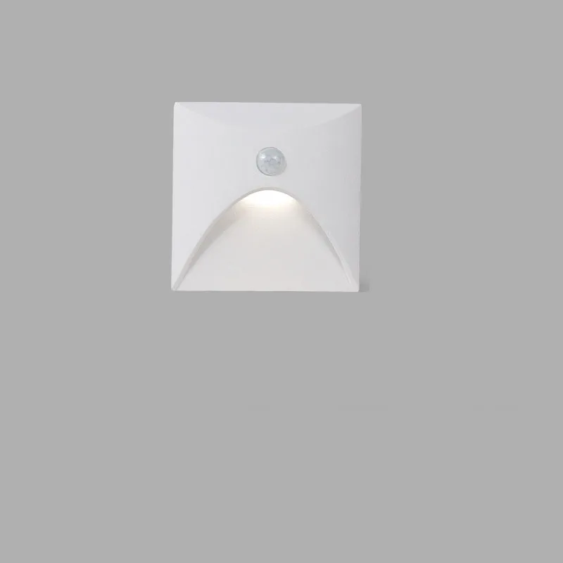 Lámpara de pared con Sensor de movimiento para exteriores, iluminación de jardín, Patio, balcón, puerta, valla, impermeable