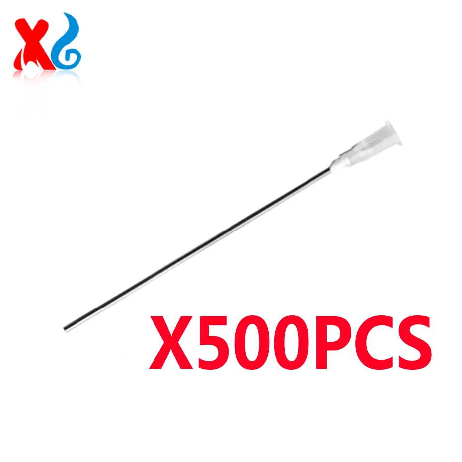 500PCS 1.6MM 10CM Refillable Ink Cartridge Blunt Syringe Long Needles Head For Epson Canon Brother HP Refill Kit Accessories