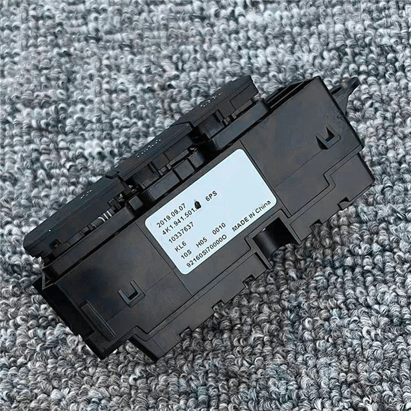 4K 1941501   Interruptor de Control de luz de cabeza de coche, interruptor de lámpara de botón de faro para Audi A3 S3 Q3 4K1 941 501—L49A