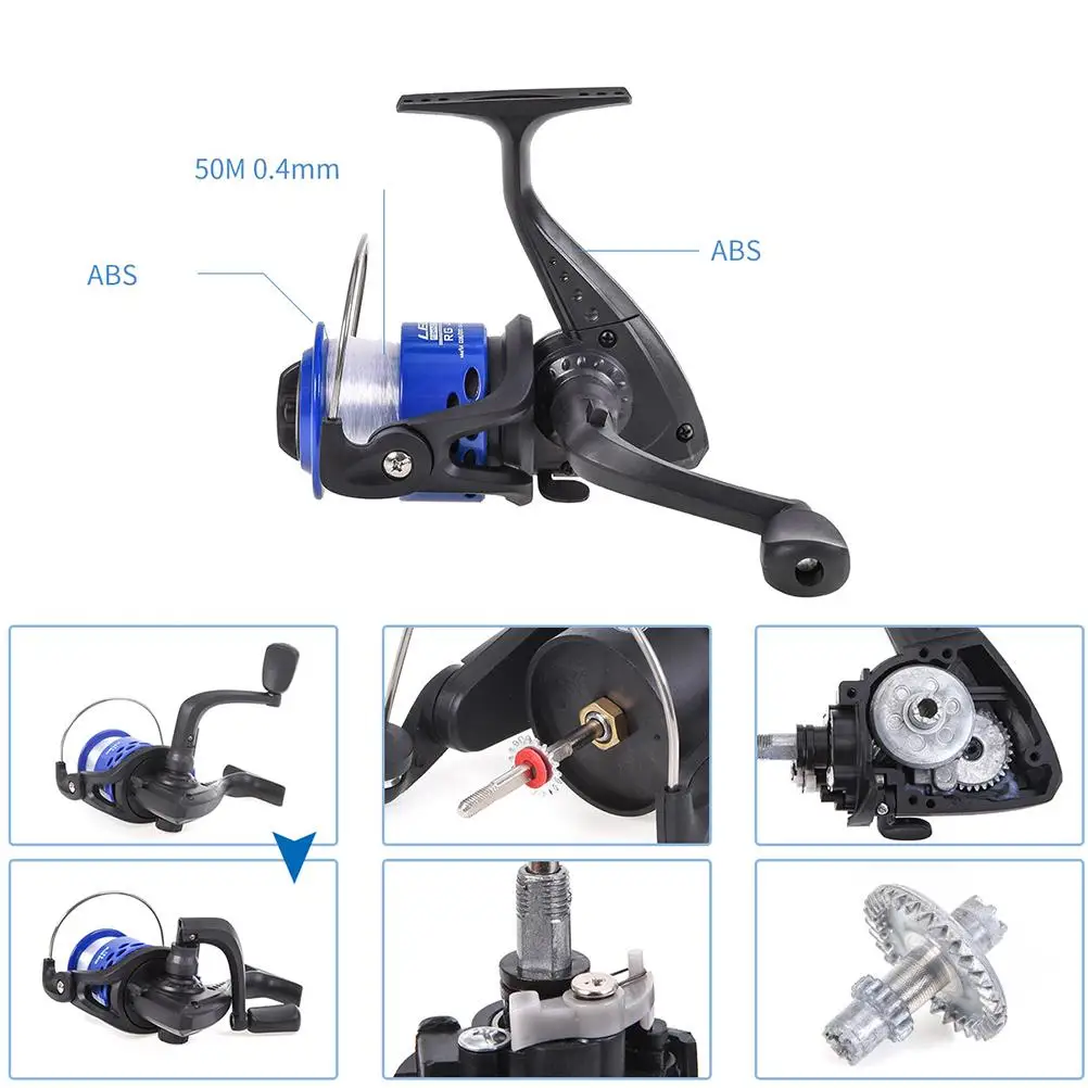 1 Set Portable Fishing Rod Kit Convenient Fishing Pole Set Fishing Accessories Fishing Supplies for Outdoor Outside