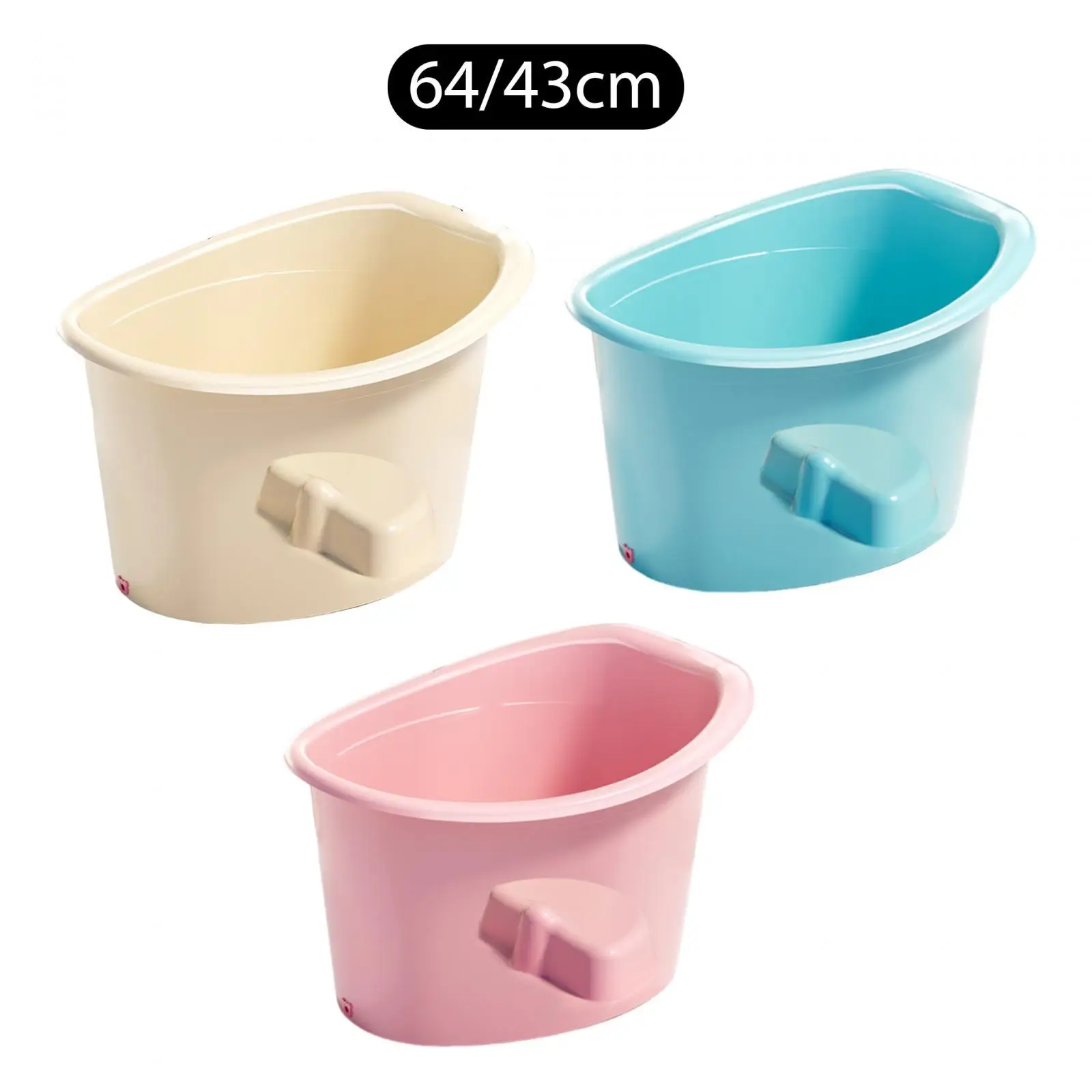 

Baby Bath Bucket Thickened PP Sit and Soak for Children Boys and Girls Kids
