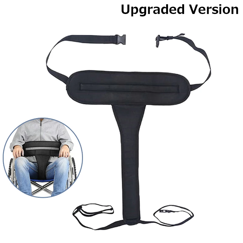 حزام تثبيت المقعد الخلفي للكرسي المتحرك القابل للتعديل ، الوقاية من السقوط ، حزام الأمان ، أحزمة التثبيت ، حزام التمريض للمرضى المسنين #6