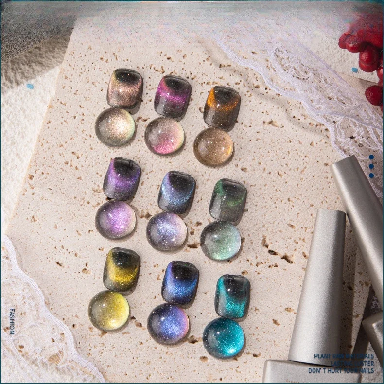 

Magnetic Cat Eye Glitter Art Tips Varnish 8ml Nail Accessories Gel Nail Polish Glitter Shiny Polish Gel Cat Eye Nail Polish