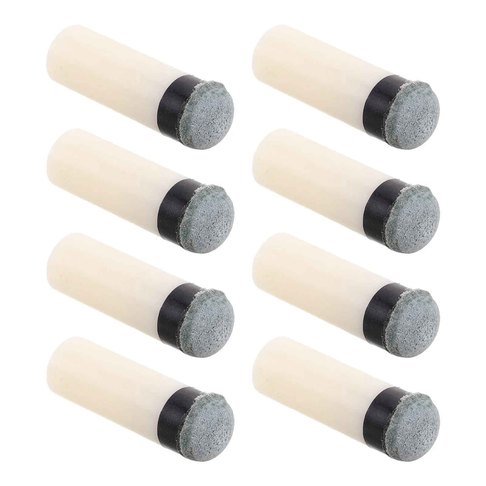 

8 шт., сменный комплект наконечников для бильярдного кия, насадки для ремонта бильярдного кия, прочные портативные аксессуары, наконечники для бильярдного кия